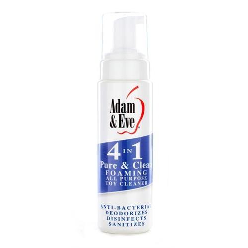 Adam and Eve 4 in 1 Pure and Clean Foaming Toy  Cleaner 8 Oz