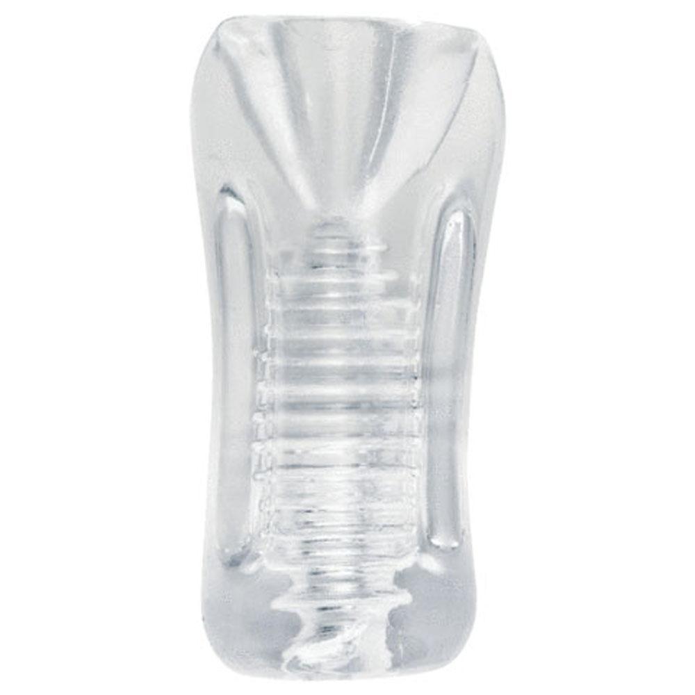 Adam Male Toyc Coax Tpr Stroker - Clear