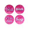 Bachelorette Party Favors Flashing Light Party  Stickers