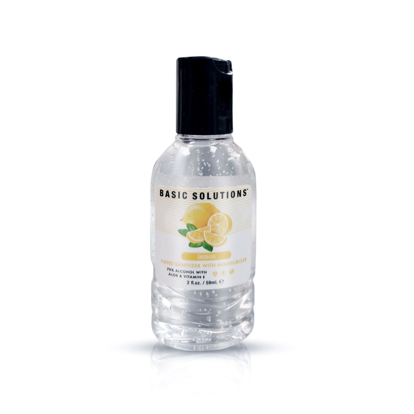Basic Solutions Hand Sanitizer With Moisturizer - Lemon - 2 Oz./ 59ml