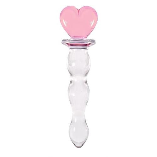 Crystal Heart of Glass - Pink