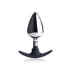 Dark Invader Metal and Silicone Anal Plug - Large