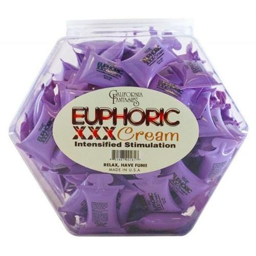 Euphorix XXX Cream - 72 Piece Fishbowl - 10 ml Pillows