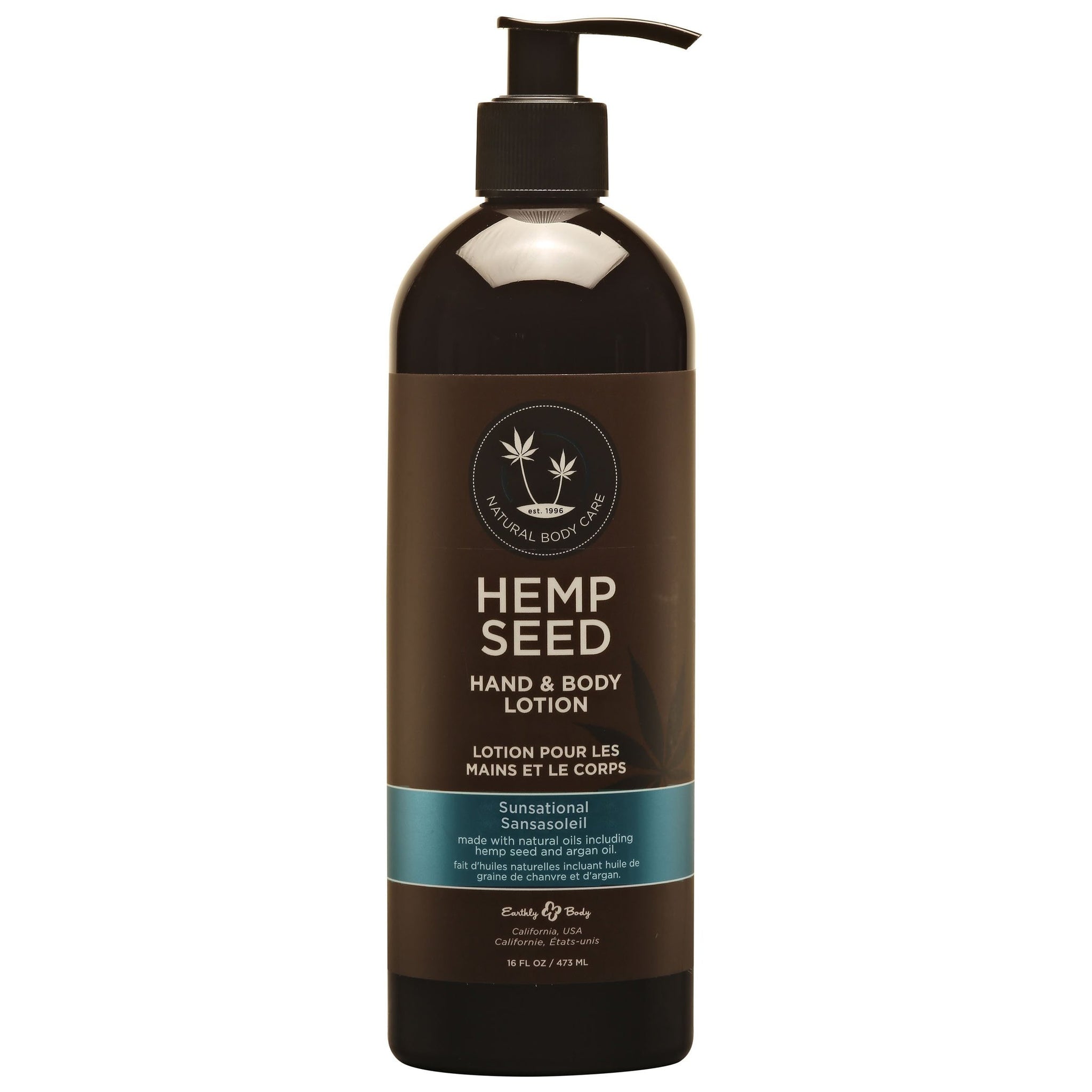 Hemp Seed Sunsational Hand and Body Lotion 16oz 473ml