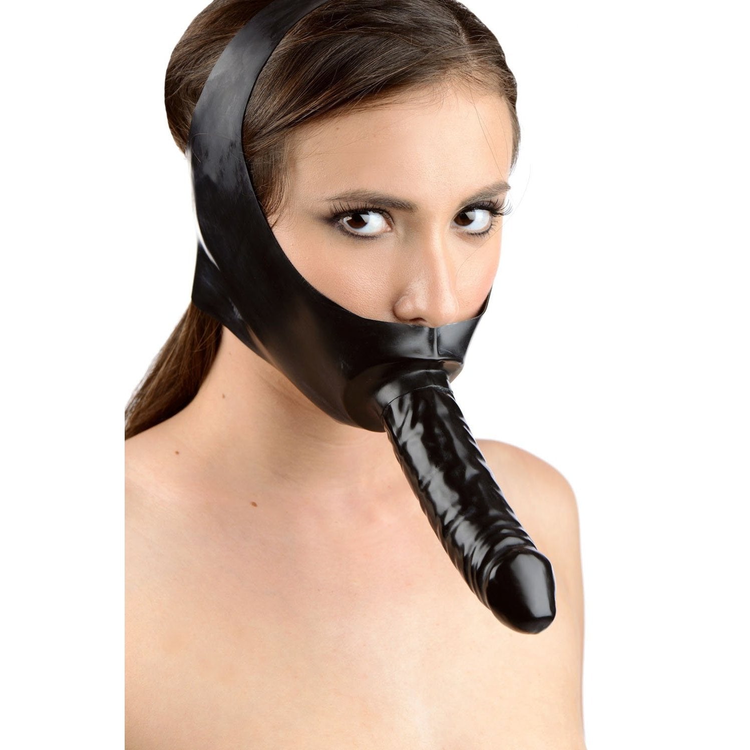 Latex Face Fuck Mask
