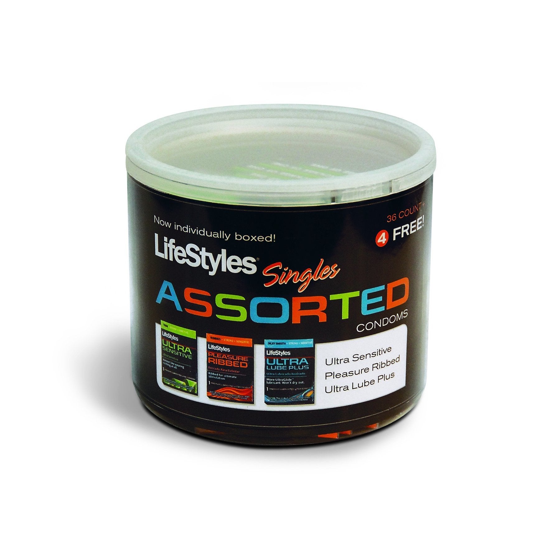 Lifestyles Assorted Singles - 40 Count Jar