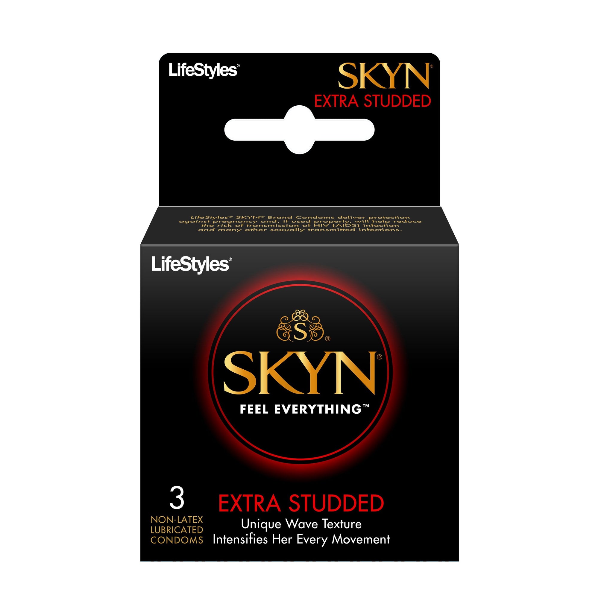 Lifestyles Skyn Extra Studded 3 Pk