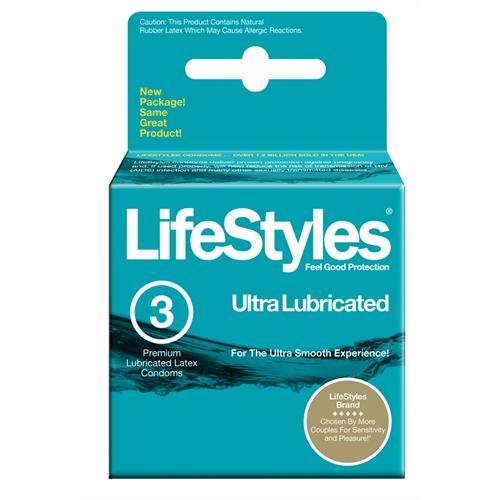Lifestyles Ultra Lube Plus - 3 Pack