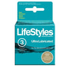 Lifestyles Ultra Lube Plus - 3 Pack