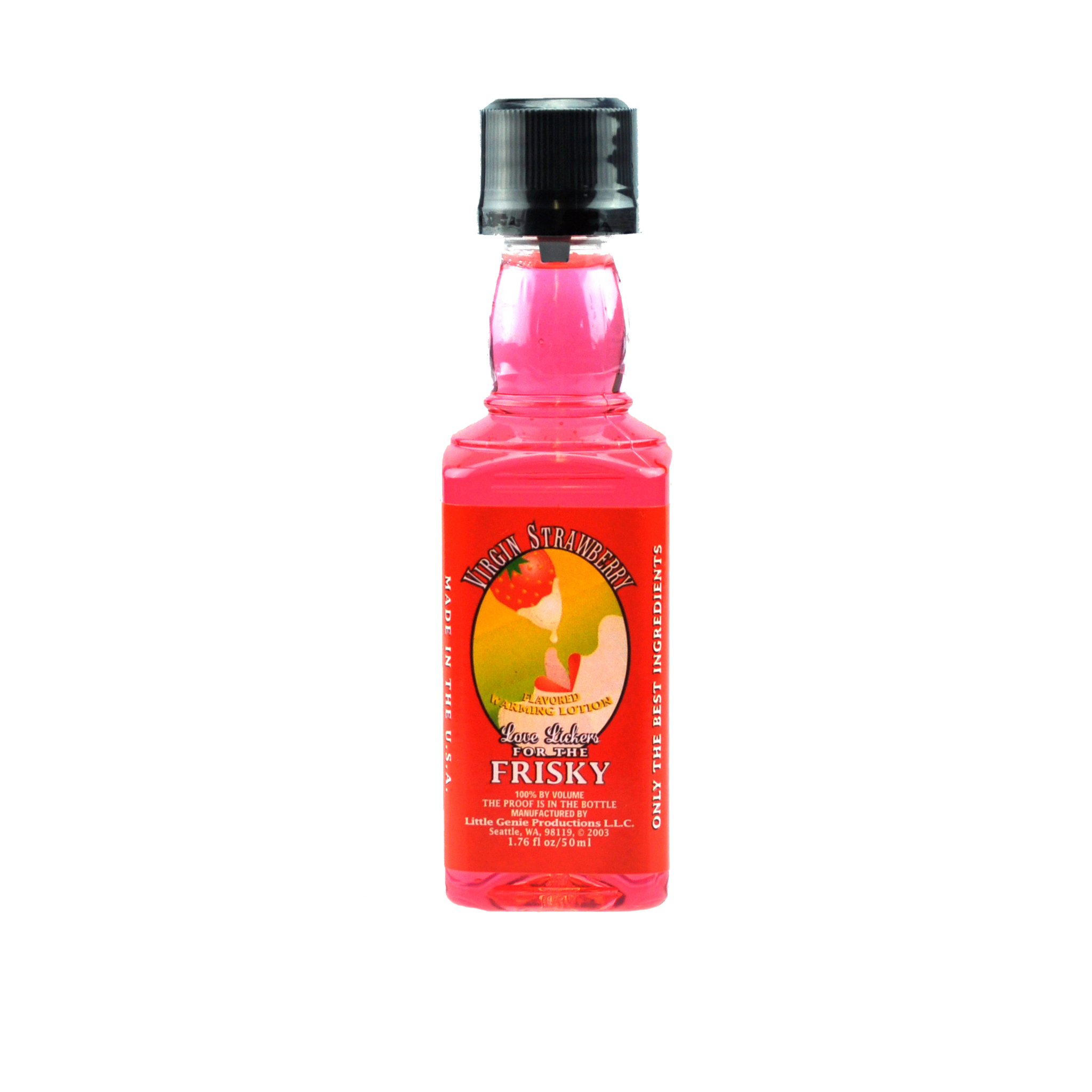 Love Lickers Massage Oil - Virgin Strawberry - 1.76 Fl. Oz.