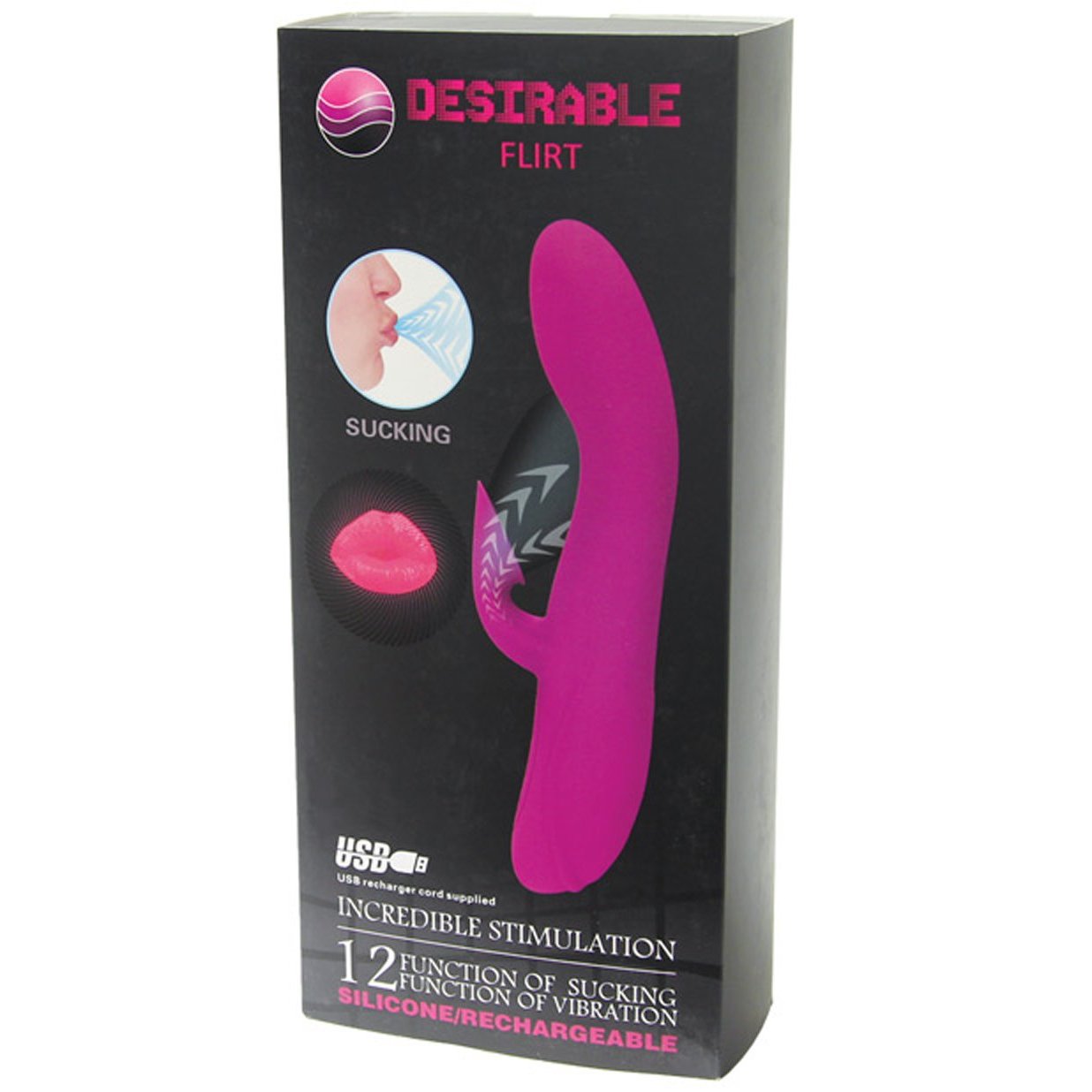 Pretty Love Romance Desirable Flirt Sucking Rabbit - 12 Function