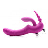 Regal Rider Vibrating Strapless Strap- on Triple G Dildo - Pink