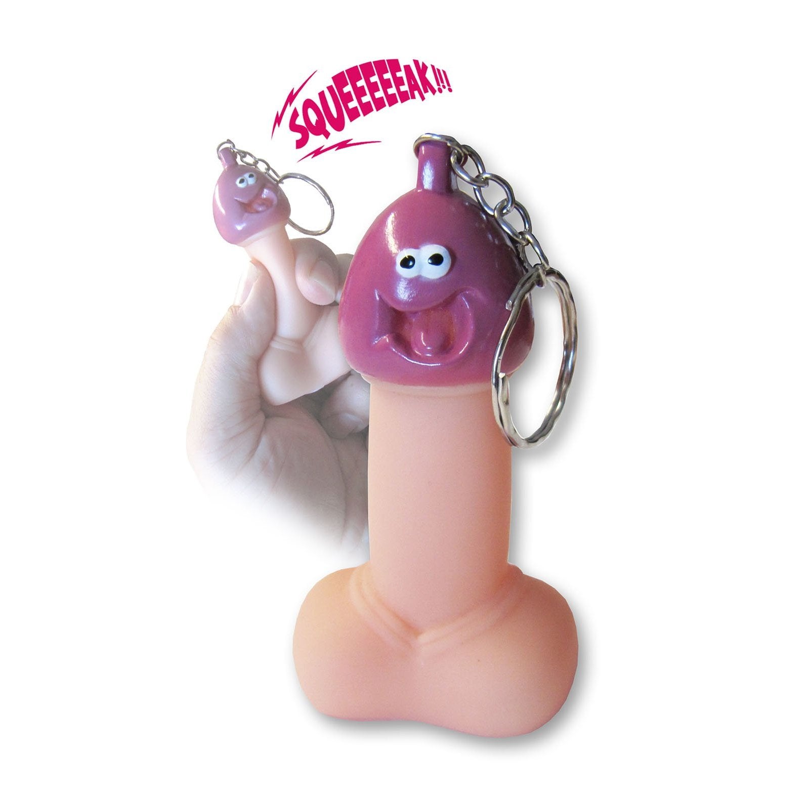 Squeaky Pecker Key Chain