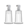 Temptasia  Nipple Pumping Cylinders  Set of 2 (1 Inch Diameter) - Clear