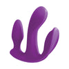 Threesome Total Ecstay Silicone Vibrator - Purple
