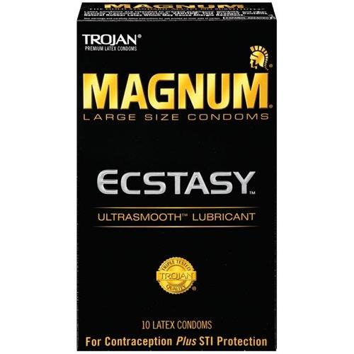 Trojan Magnum Ecstasy Ultrasmooth - 10 Pack