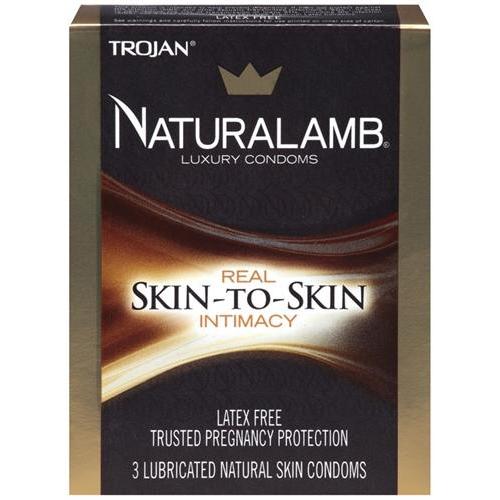 Trojan Naturalamb Luxury Condoms - 3 Pack