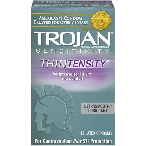 Trojan Sensitivity Thintensity - 12 Pack