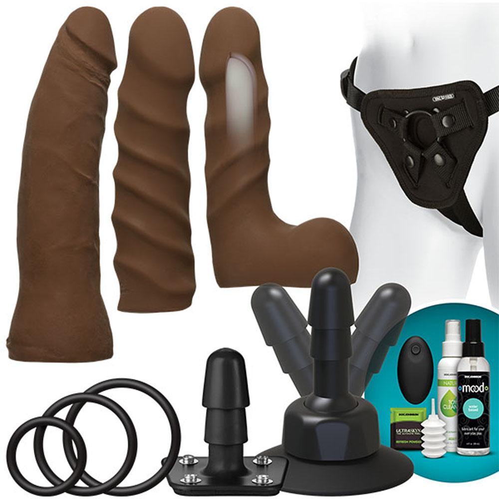 Vac-U-Lock - Vibrating Dual Density Starter Set - Vibrating With Wireless Remote