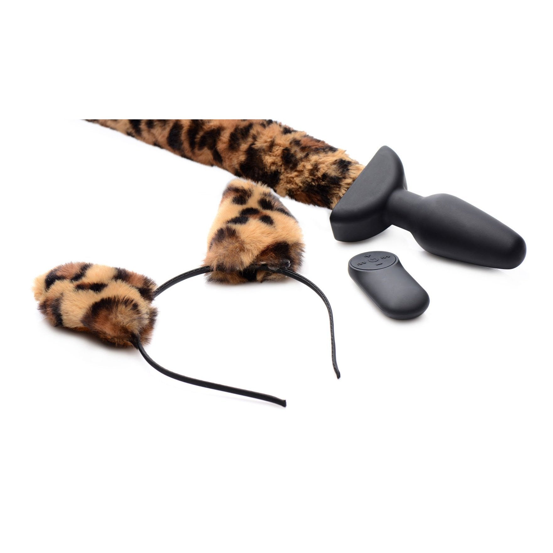 Waggerz Moving and Vibrating Leopord Tail and Ears