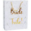 White and Gold Bride Tribe Gift Bag