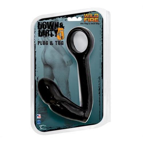 Wildfire Down and Dirty 5 Plug and Tug - Ass Plug  and Cock Ring