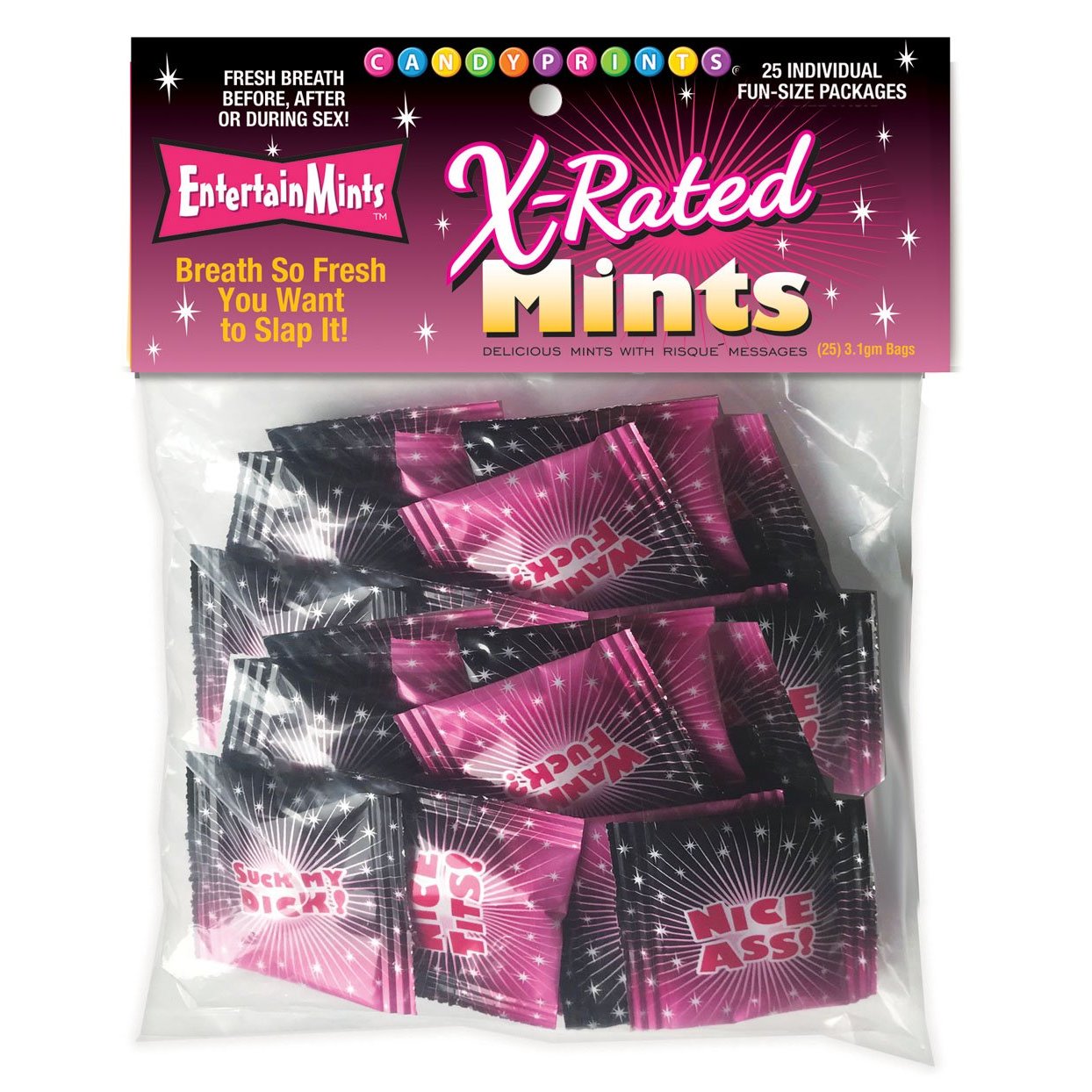 X-Rated Mints - Bag of 25 Individual Fun-Size Packages