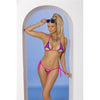 2 Piece Set Swimwear - One Size - Neon Pink