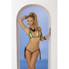 2 Piece Swimwear Set - One Size - Lime Green