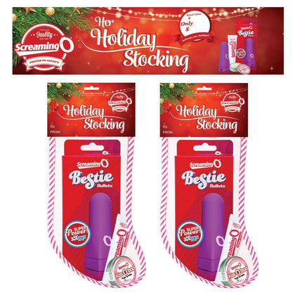 2019 Screaming O Holiday Stocking - Display