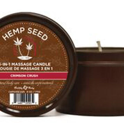 3 in 1 Massage Candle Crimson Crush 6 Oz