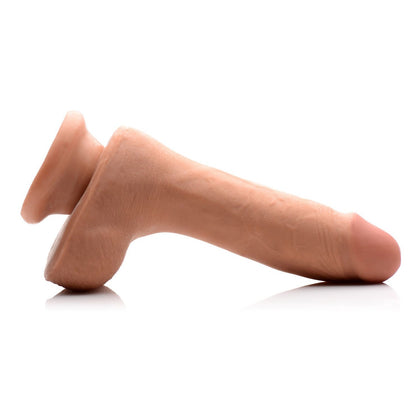 7 Inch Ultra Real Dual Layer Suction Cup Dildo - Medium Tone Skin