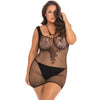 Absolutist Lace and Net Dress - Black - Queen Size