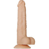 Adam's Rechargeable Vibrating Dildo - Flesh