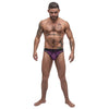 Airotic Mesh Enhancer Thong - Purple - L/xl