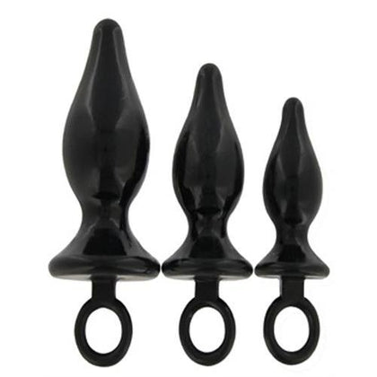 Anal Pacifiers Set of 3 - Black
