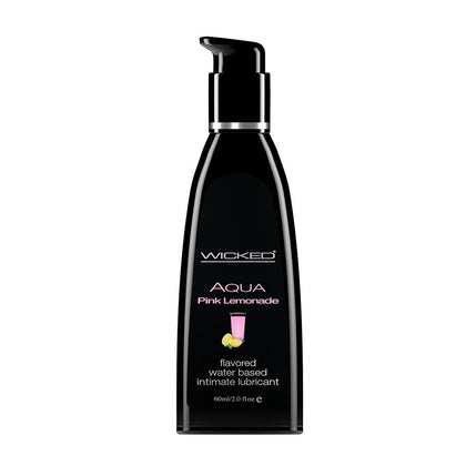 Aqua Pink Lemonade Flavored Water Based  Lubricant - 2 Oz. / 60 ml