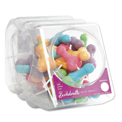 Bachelorette Party Favors - Jolly Pecker Pops - 50 Piece Fishbowl