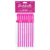 Bachelorette Party Favors Bendable Pecker Straws  - 8 Count