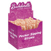 Bachelorette Party Favors Pecker Sipping Straws - 144 Piece Display - Light