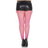 Backseam Fishnet Pantyhose - Queen Size - Fuchsia