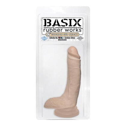 Basix 8 Inch Thicky Suction Cup- Flesh