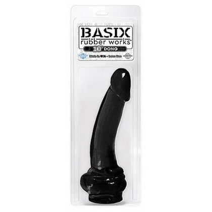 Basix Rubber Works - 10 Inch Dong - Black