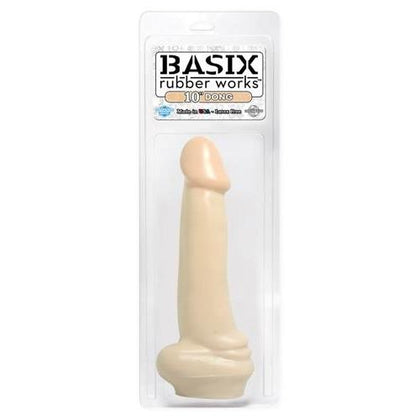 Basix Rubber Works - 10 Inch Dong - Flesh
