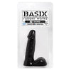 Basix Rubber Works - 6 Inch Dong - Black