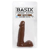 Basix Rubber Works - 6 Inch Dong - Brown