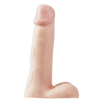 Basix Rubber Works - 8 Inch Dong - Flesh