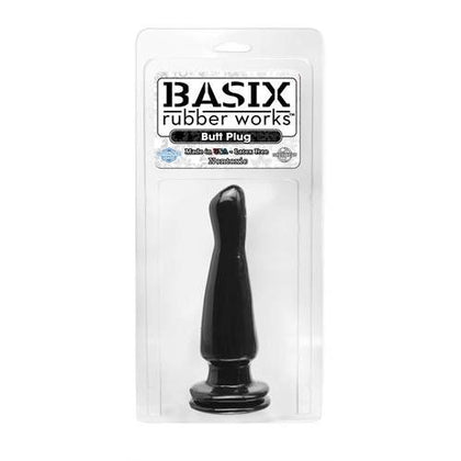 Basix Rubber Works - Butt Plug - Black