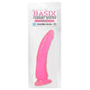 Basix Rubber Works - Slim 7 Inch With Suction Cup - Pink