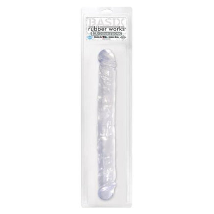 Basix Rubber Works 12 Inch Double Dong - Clear